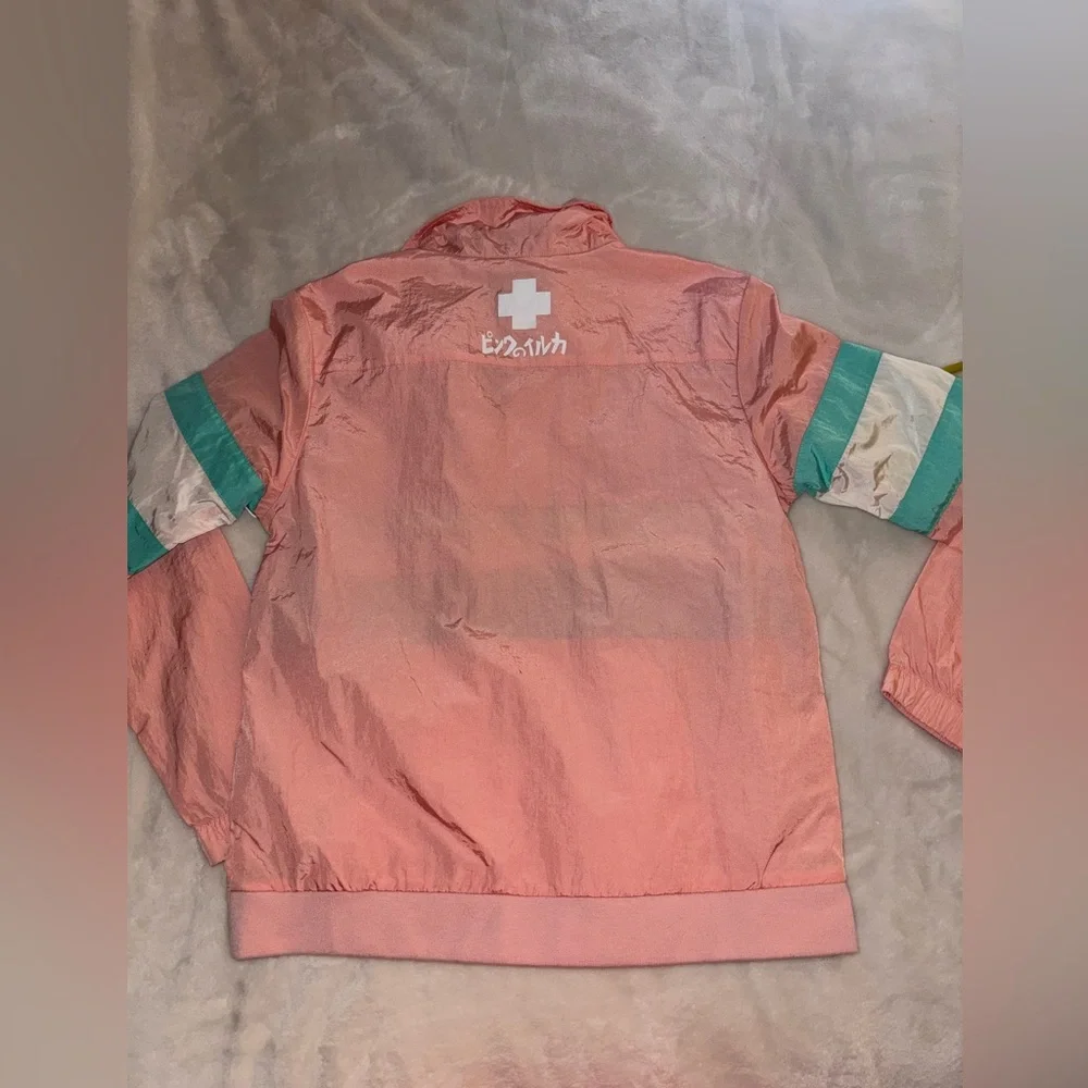 Men’s xs pink + dolphin windbreaker - Picture 2 of 3